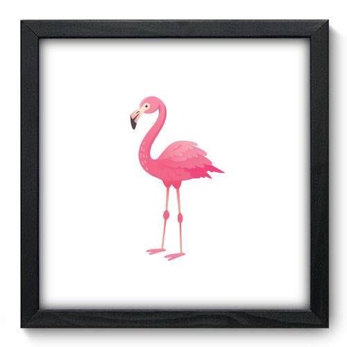 Quadro Decorativo - Flamingo - 33cm X 33cm - 033qnsbp