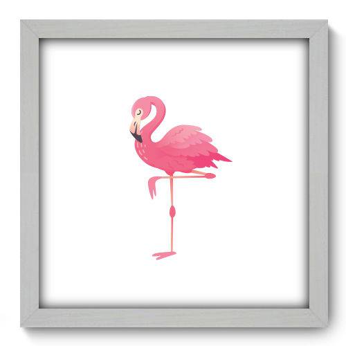 Quadro Decorativo - Flamingo - N2034 - 33cm X 33cm