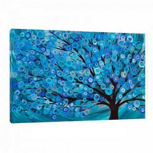 Quadro Decorativo Floral Árvore Blue 95x63cm