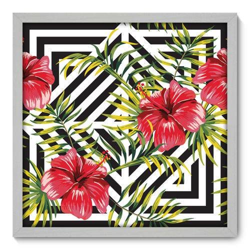 Quadro Decorativo - Flores - 50cm X 50cm - 030qnfcb