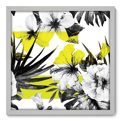 Quadro Decorativo - Flores - 50cm X 50cm - 026qnfcb