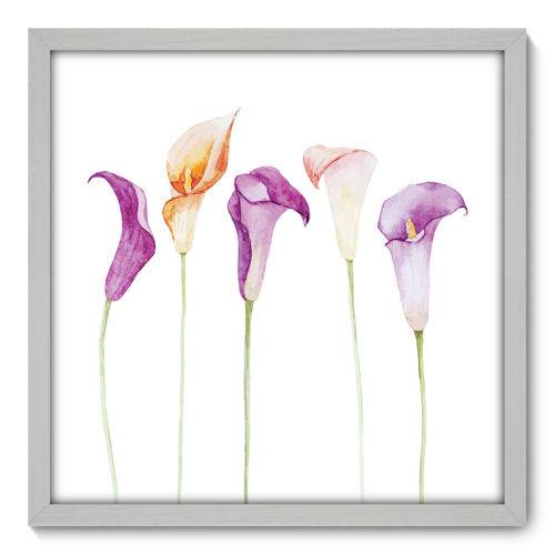 Quadro Decorativo - Flores - 50cm X 50cm - 028qnfcb