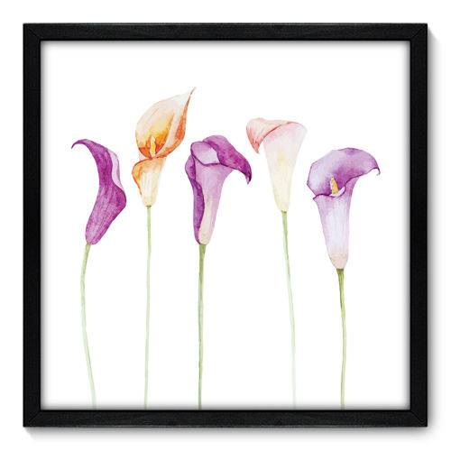 Quadro Decorativo - Flores - 50cm X 50cm - 028qnfcp