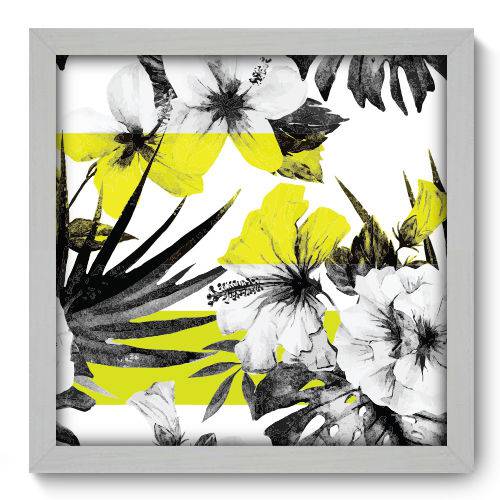 Quadro Decorativo - Flores - 33cm X 33cm - 026qnfbb
