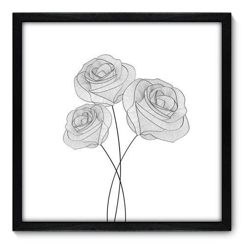 Quadro Decorativo - Flores - N7027 - 50cm X 50cm
