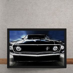Quadro Decorativo Ford Mustang 1969 25x35