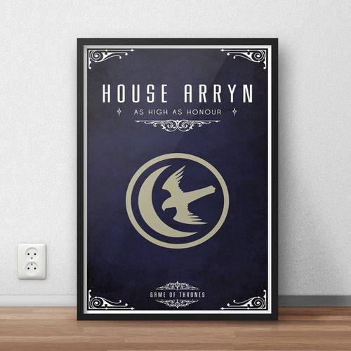 Quadro Decorativo Game Of Thrones - Arryn