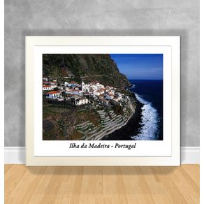 Quadro Decorativo Ilha da Madeira - Portugal Portugal 07 Branca