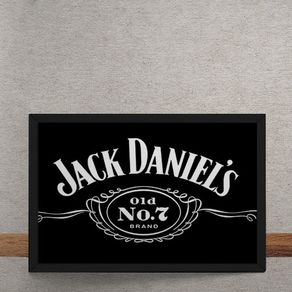 Quadro Decorativo Jack Daniels Rótulo 25x35