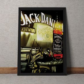 Quadro Decorativo Jack Daniels Vintage 35x25
