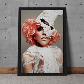 Quadro Decorativo Lady Gaga 35x25