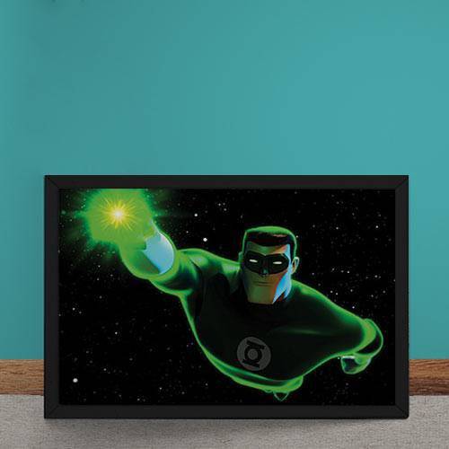 Quadro Decorativo Lanterna Verde Animated Series Dc Comics