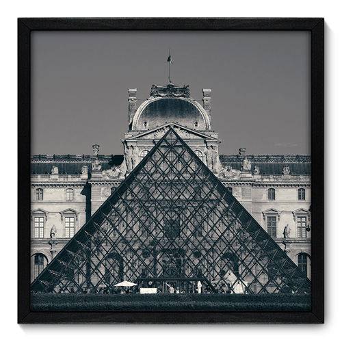 Quadro Decorativo - Louvre - 50cm X 50cm - 040qnmcp