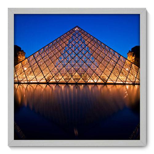 Quadro Decorativo - Louvre - 50cm X 50cm - 039qnmcb