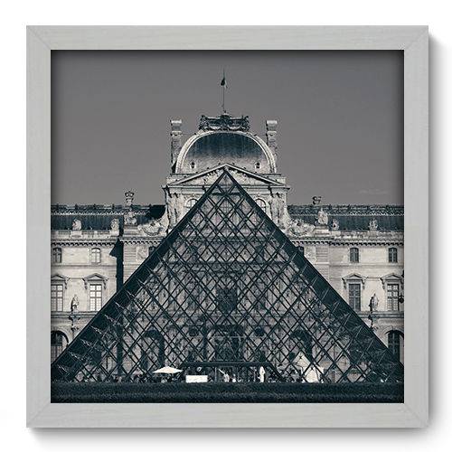Quadro Decorativo - Louvre - 33cm X 33cm - 040qnmbb