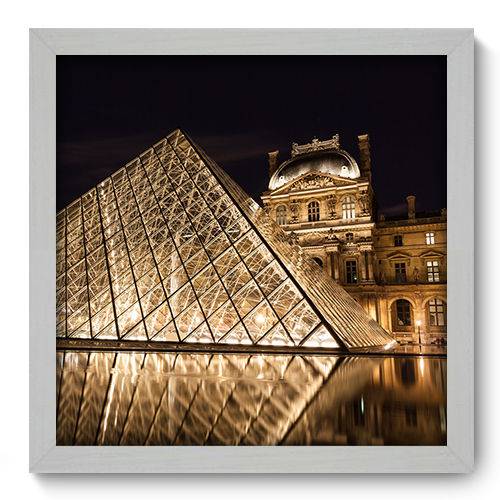Quadro Decorativo - Louvre - 33cm X 33cm - 035qnmbb