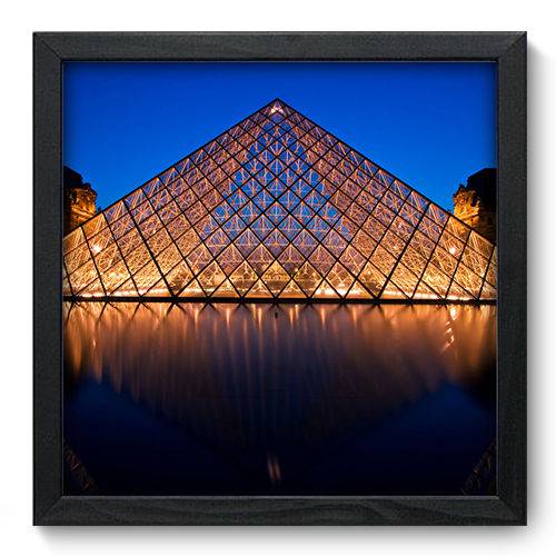 Quadro Decorativo Louvre N6039 33cm X 33cm