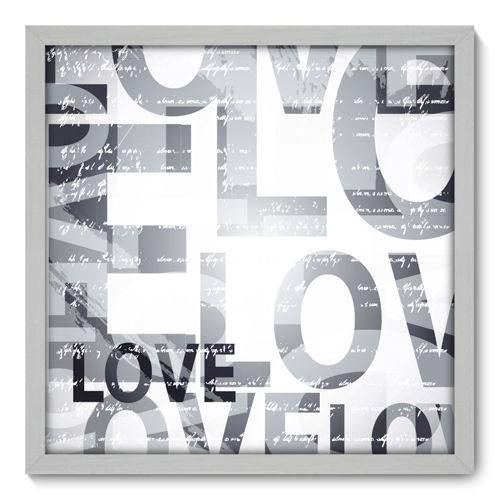 Quadro Decorativo - Love - 50cm X 50cm - 107qndcb