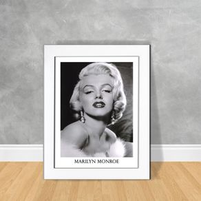 Quadro Decorativo Marilyn Monroe 03 Quadro Personalidade 99 Branca