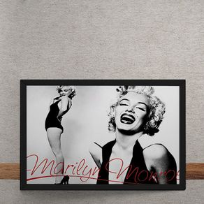 Quadro Decorativo Marilyn Monroe Autografo 25x35