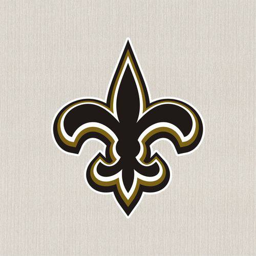 Quadro Decorativo New Orleans Saints. Medida: 36 Cm X 42,3 Cm. Quadro em MDF 3mm + Vinil Autoadesivo Corte a Laser. Temos Todos os Times.