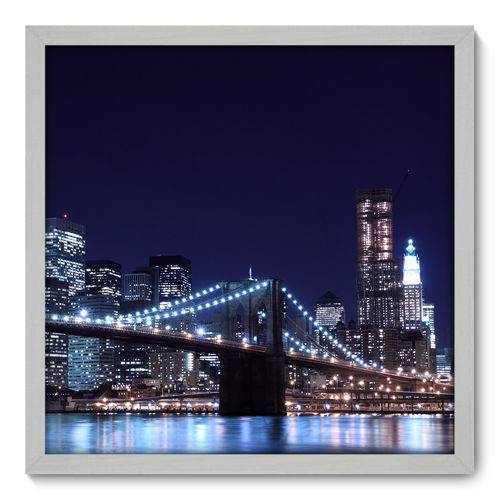 Quadro Decorativo - Nova Iorque - 50cm X 50cm - 047qnmcb