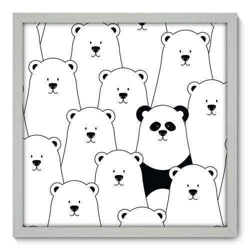 Quadro Decorativo - Panda - N3025 - 50cm X 50cm