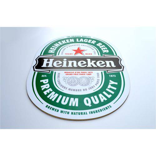 Quadro Decorativo Placa Cerveja Heineken Mdf 3mm