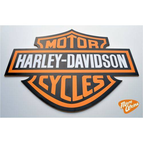Quadro Decorativo Placa Harley Davidson Mdf 3mm