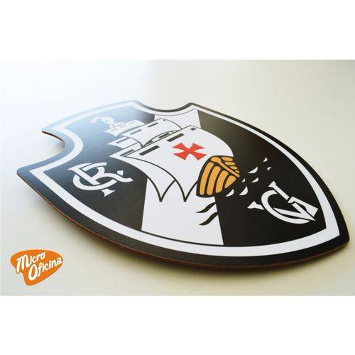 Quadro Decorativo Placa Vasco Mdf 3mm Times Futebol