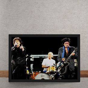 Quadro Decorativo Rolling Stones Foco Show 25x35