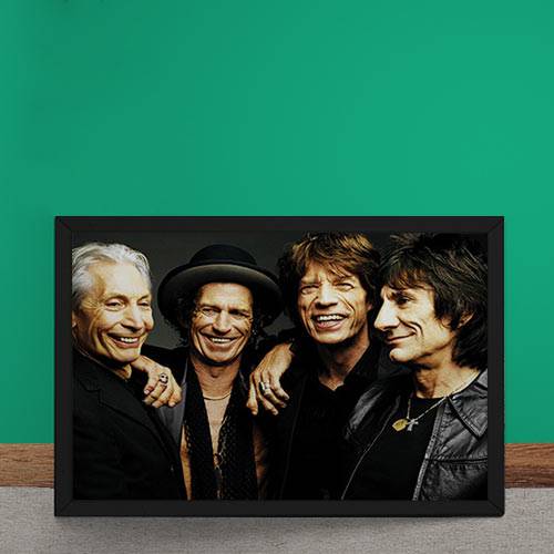 Quadro Decorativo Rolling Stones Sorrisos
