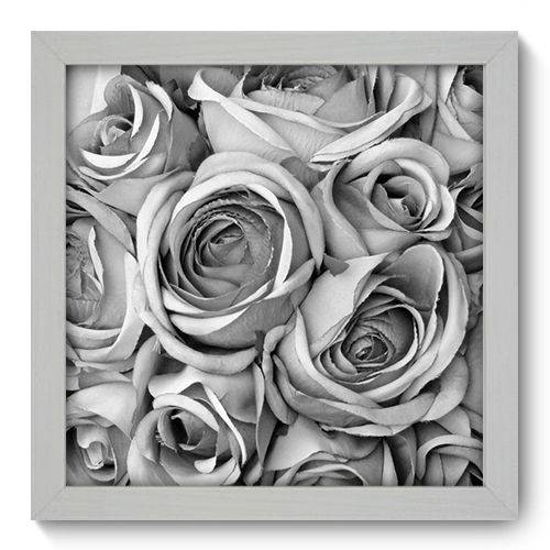 Quadro Decorativo Rosas N1005 22cm X 22cm