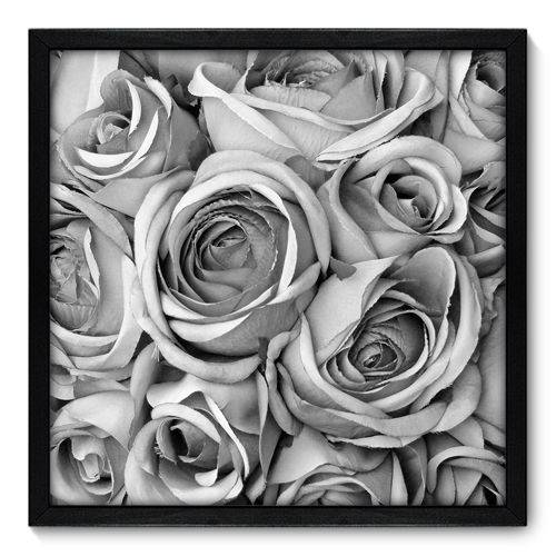 Quadro Decorativo - Rosas - N7005 - 50cm X 50cm