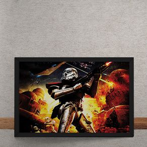 Quadro Decorativo Star Wars Stom Trooper 25x35