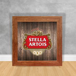 Quadro Decorativo Stella Artois 03 Cerveja 45 Clara