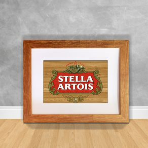 Quadro Decorativo Stella Artois 05 Cerveja 101 Clara