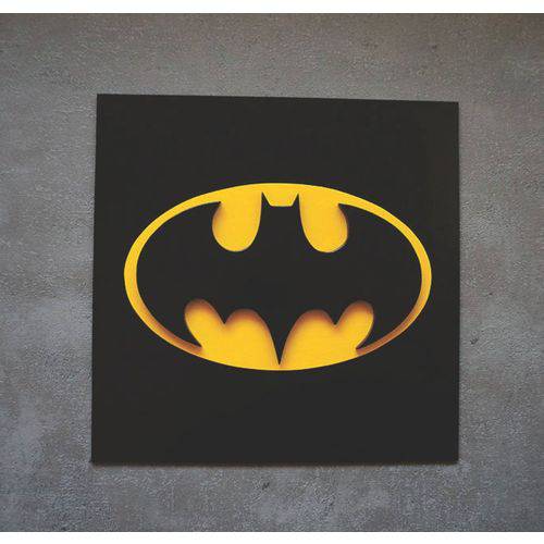 Quadro Decorativo Super Herói Batman Recorte Mdf 6 Mm
