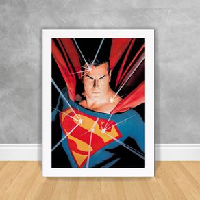 Quadro Decorativo Superman 02 Superman 02 Branca