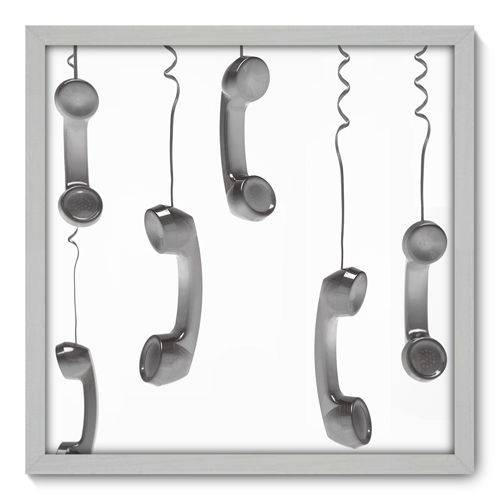 Quadro Decorativo - Telefones - N3004 - 50cm X 50cm