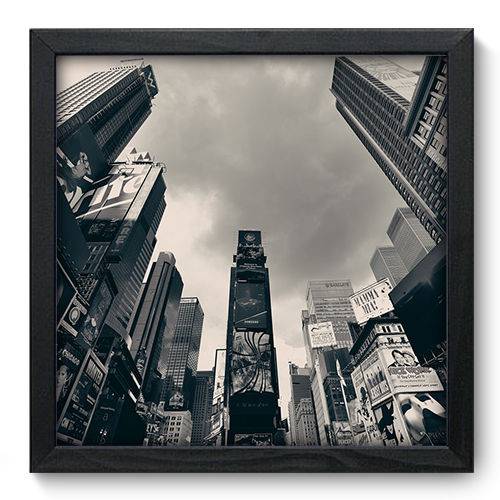 Quadro Decorativo - Times Square - 33cm X 33cm - 027qnmbp