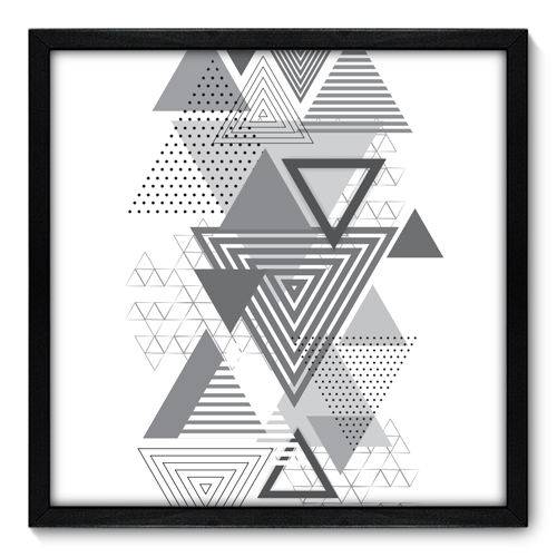 Quadro Decorativo - Triângulos - 50cm X 50cm - 177qnacp