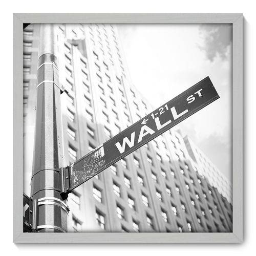 Quadro Decorativo - Wall Street - N3070 - 50cm X 50cm
