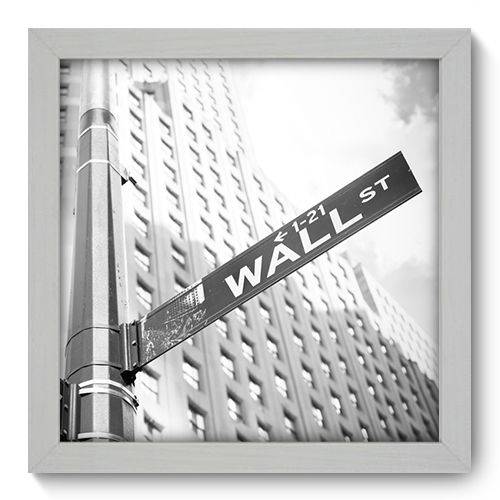 Quadro Decorativo - Wall Street - N1070 - 22cm X 22cm