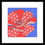 Quadro Floral 0084 (md.553p) (56,5x56,5x5cm) - Artimage