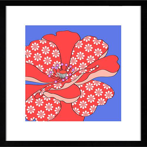 Quadro Floral 0084 (md.553p) (56,5x56,5x5cm) - Artimage