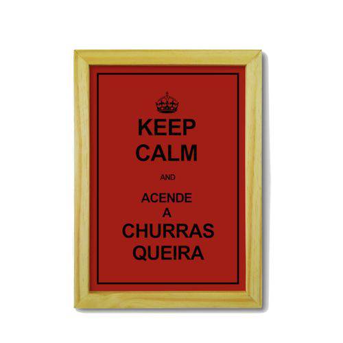 Quadro Frases Churras 45x33