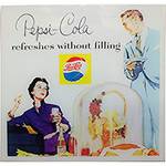 Quadro Frente Vidro Refreshes Pepsi 50x50x7cm - Fullway