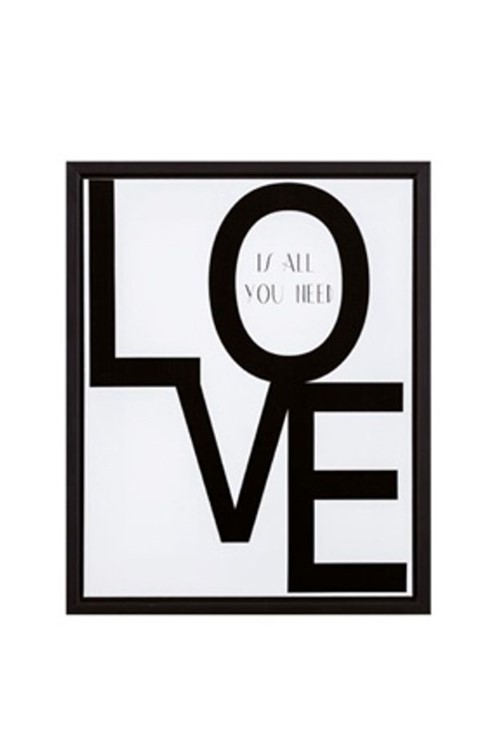 Quadro "Love Is All You Need"