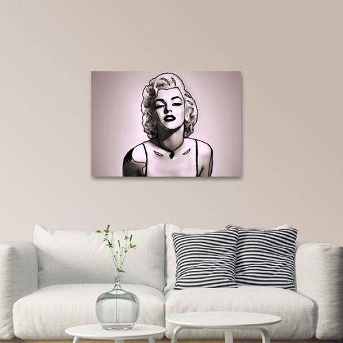 Quadro Marilyn Monroe Preto e Branco